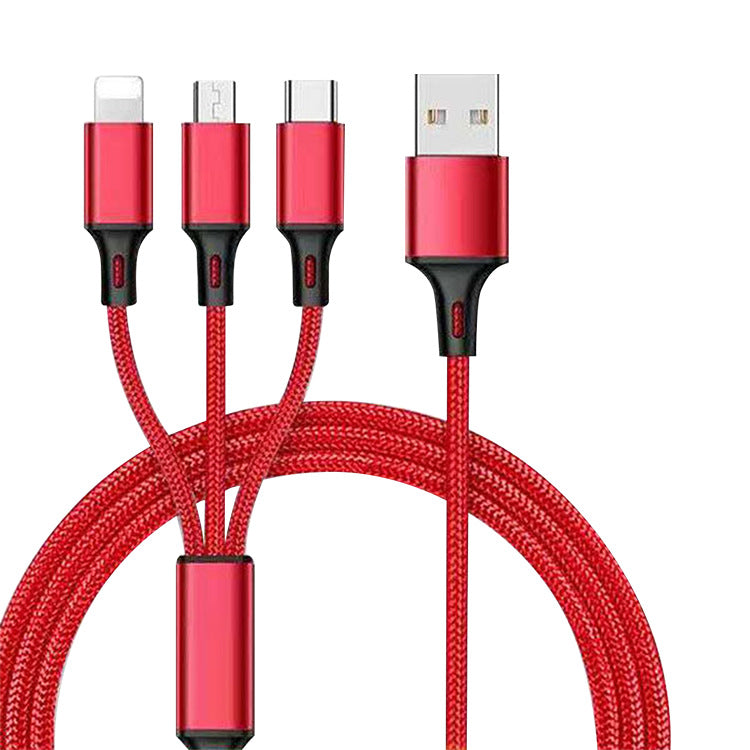 One To Three USB Charging Data Cable