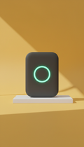 AI-powered hub with matte aluminum