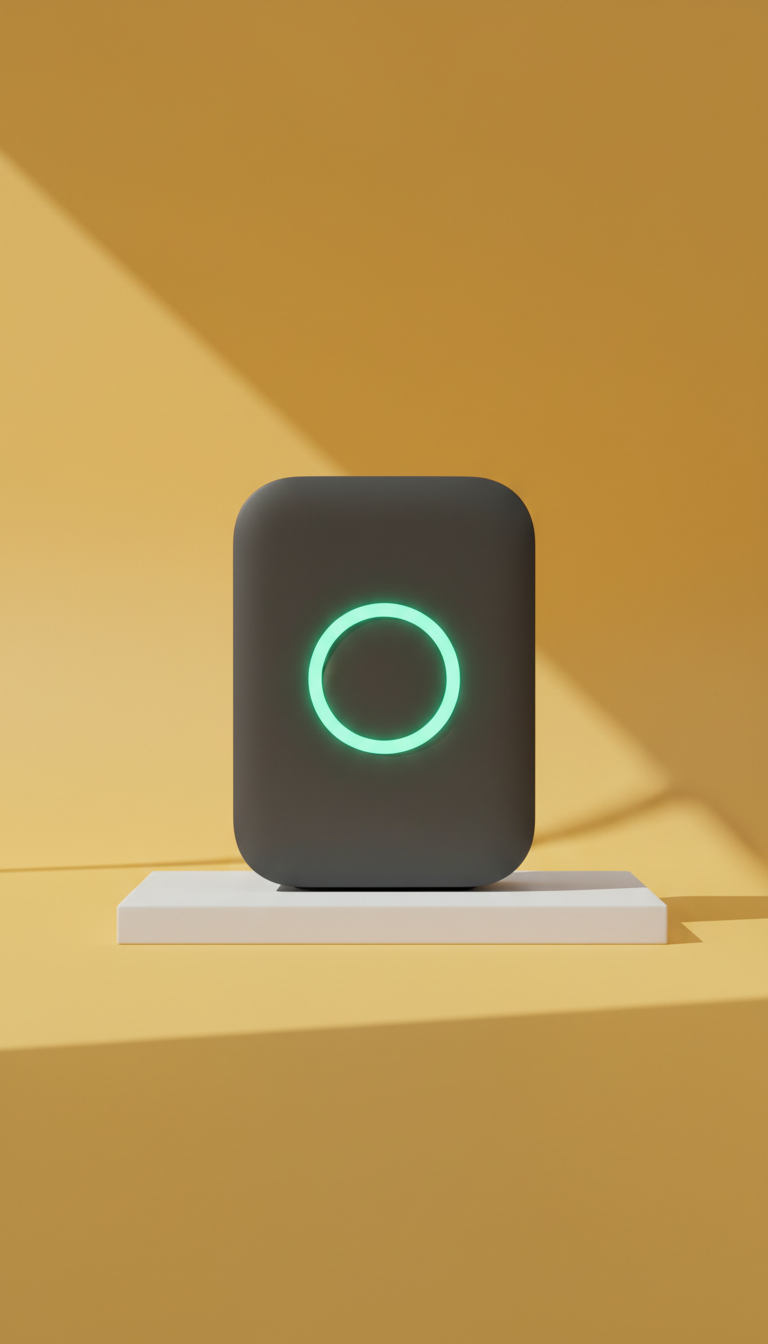 AI-powered hub with matte aluminum